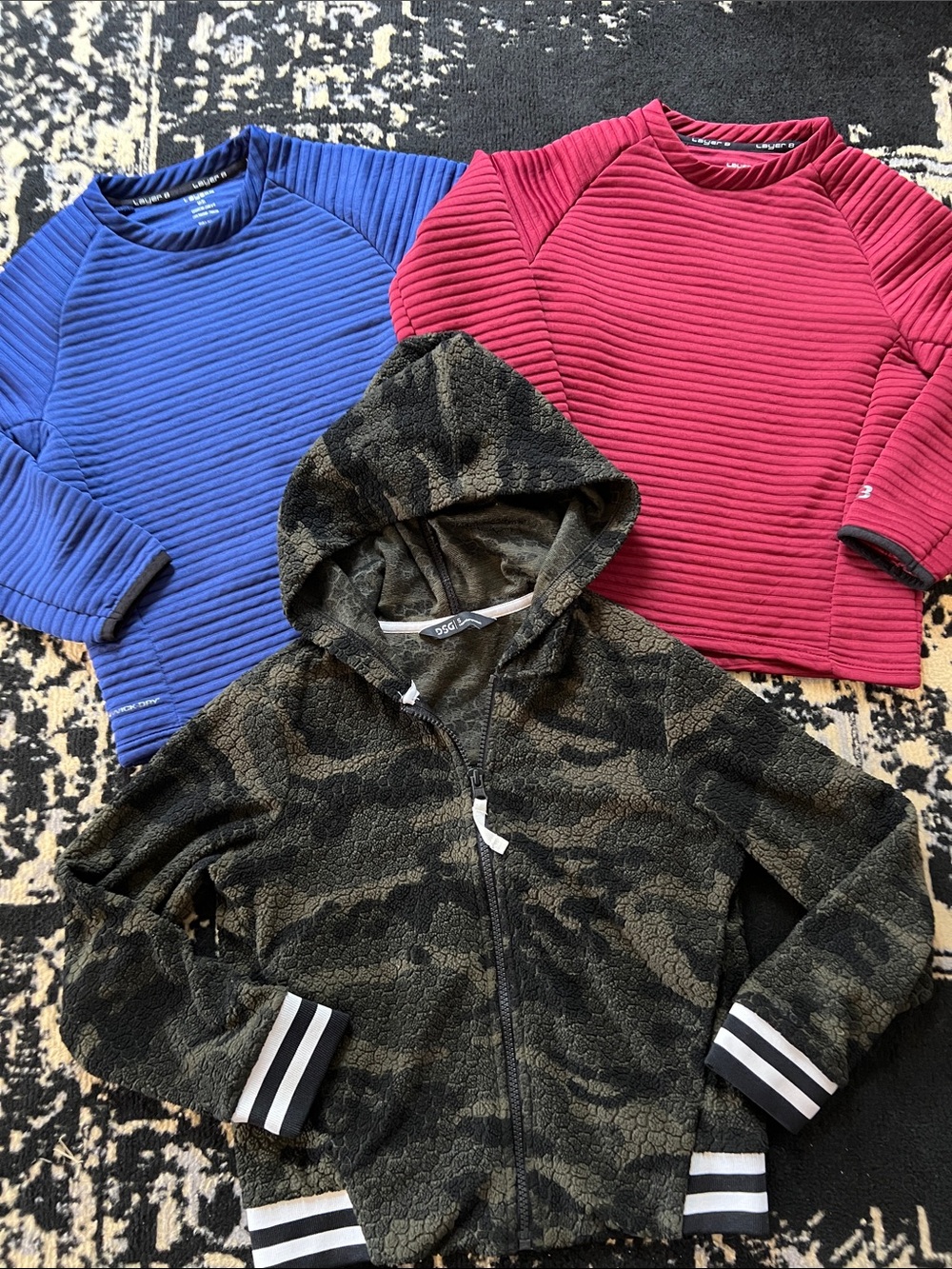 Boys 3 pc knit top bundle size 8